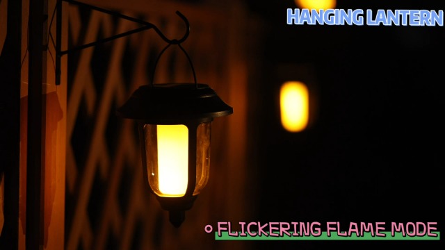 Dynaming Dual Use Solar Flame Lights Outdoor 6 Pack, Solar